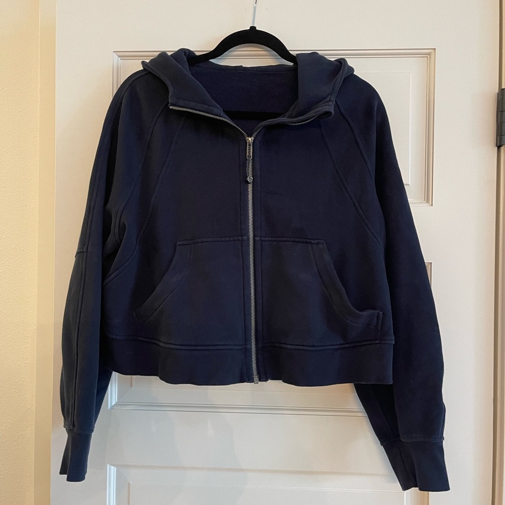 lululemon Dark Blue Scuba Zip-Up Jacket